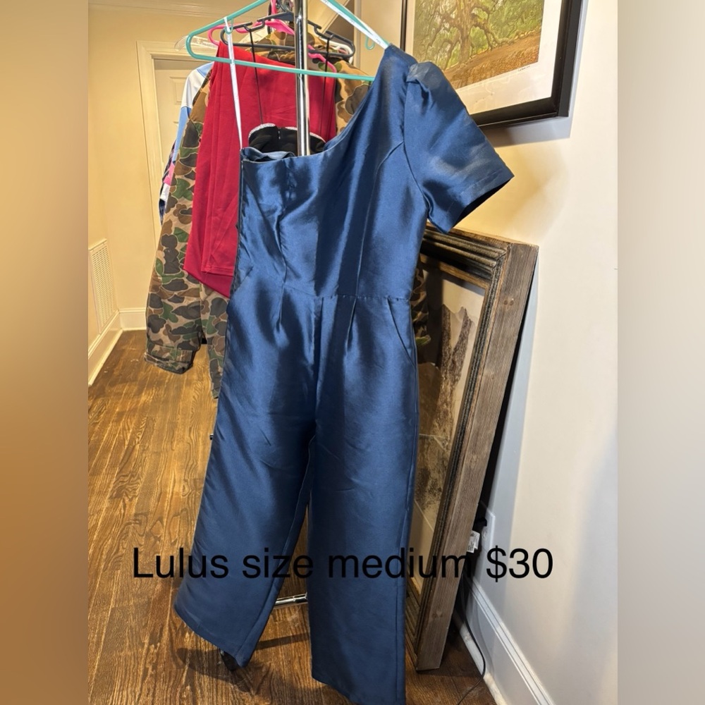 Lulu's Elegant Navy Jumpsuit